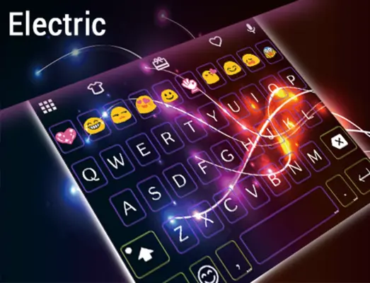 Electric Emoji Keyboard android App screenshot 0